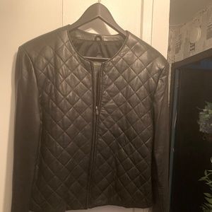 Women’s Black Leather Jacket